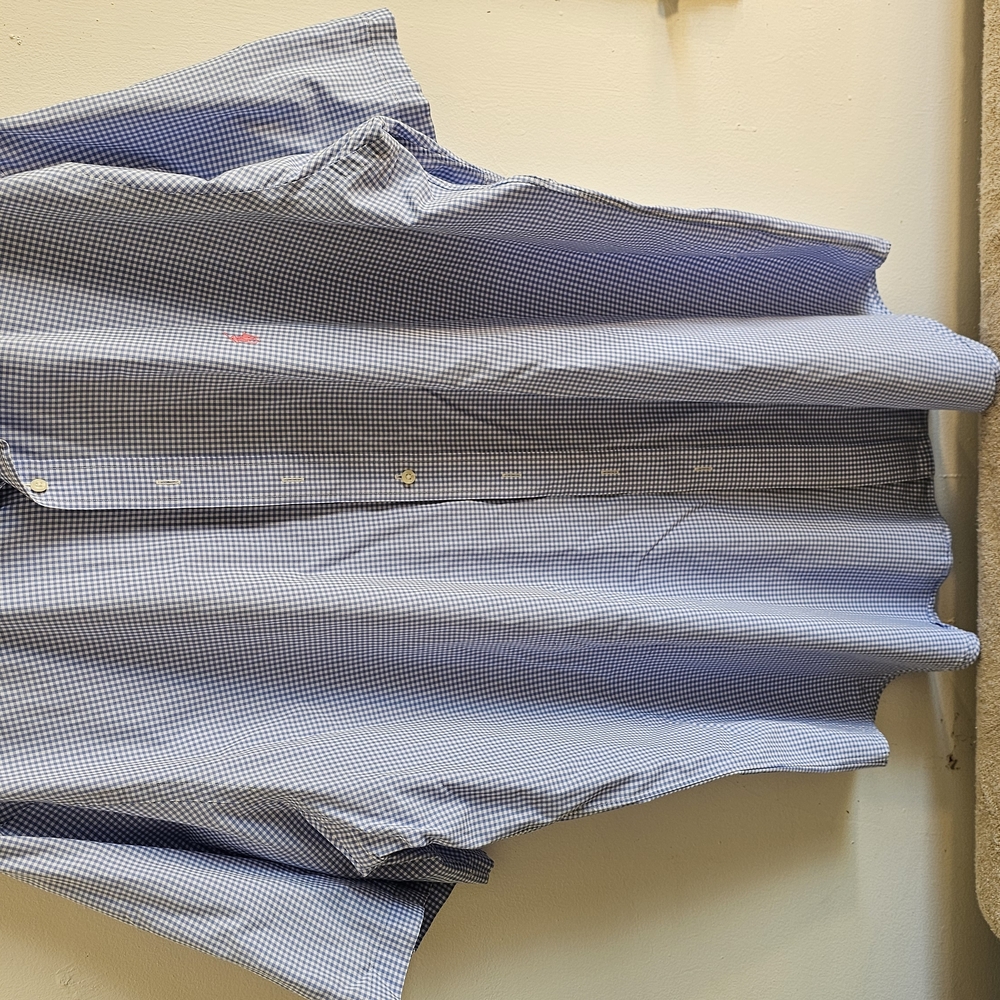 Men's Blue Checkered Shirt